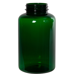 400cc Dark Green PET Packer Bottle with 45/400 Neck (Cap Sold Separately)