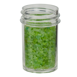 7/8 oz. Clear Polystyrene Straight-Sided Round Jar with 33/400 Neck (Cap Sold Separately)