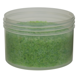 10 oz. Natural Polypropylene Straight-Sided Round Jar with 100/400 Neck (Cap Sold Separately)