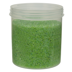 40 oz. Natural Polypropylene Straight-Sided Round Jar with 120/400 Neck (Cap Sold Separately)