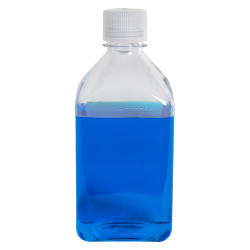 32 oz./1000mL Nalgene™ Narrow Mouth Polycarbonate Square Bottle with 38/430 Cap