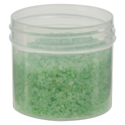 2 oz. Clarified Polypropylene Straight-Sided Round Jar with 53/400 Neck (Cap Sold Separately)