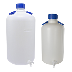 Kartell Heavy-Walled Narrow Mouth HDPE Carboys with Spigots