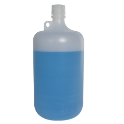 4 Liter Diamond® RealSeal™ Polypropylene Large Format Round Narrow Mouth Bottle with 38/430 Cap