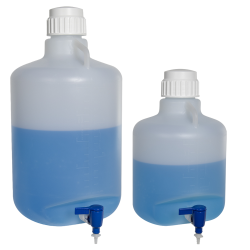 Diamond® RealSeal™ Round Polypropylene Carboys with Spigot