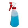 22 oz. Natural HDPE Oval Spray Bottle with 28/400 Red & White Sprayer