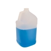 1 Gallon Natural HDPE Square Jug with 38/400 Neck (Cap Sold Separately)