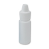 3mL White Cylinder Bottle with 8mm Dropper Cap