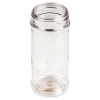 16 oz. Clear PET® Round Spice Jar with 63/485 Neck (Cap Sold Separately)