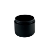 4 oz. Black Polypropylene Dome Double-Wall Round Jar with 70/400 Neck (Cap Sold Separately)