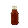 9 oz. Ribbed Round PET Sauce Bottle with 38/400 Neck (Cap Sold Separately)