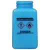 6 oz. DurAstitic™ Blue HDPE Bottle with Isopropanol HCS Label  (Pump Sold Separately)