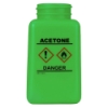 6 oz. durAstatic® Green HDPE Bottle with Acetone HCS Label   (Pump Sold Separately)