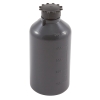 500mL Kartell LDPE Graduated Narrow Mouth Gray Bottle with Cap