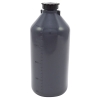 2000mL Kartell LDPE Graduated Narrow Mouth Gray Bottle with Cap