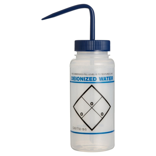 16 oz. Scienceware® Deionized Water Wash Bottle with Blue Dispensing Nozzle