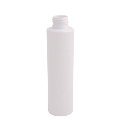 4 oz. White Slim PET Cylinder Bottle with 24/410 Neck (Cap Sold Separately)
