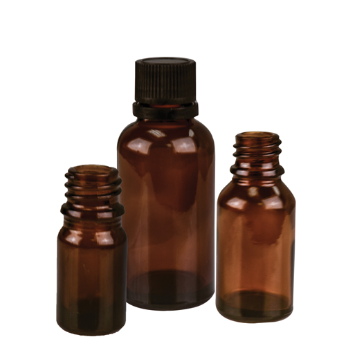 Amber Essential Oil Bottles & Caps U.S. Plastic Corp.