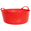 3.9 Gallon Red Small Shallow Tub