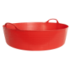 9 Gallon Red Large Shallow Tub