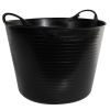 10 Gallon Black Recycled Flexible Large Tub