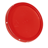 Red Tear Tab Lid for 1 Gallon Buckets
