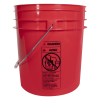 Red 4 Gallon Bucket (Lid Sold Separately)