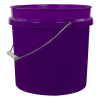 Purple 2 Gallon HDPE Bucket