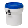 7.9 Gallon Nestable UN Rated HDPE Drum w/ Lid