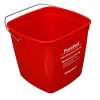 6 Quart Red PuraPail™ Utility Pail - Sanitizer Imprint