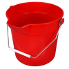 10 Quart Red Deluxe Heavy Duty Bucket