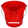 10 Quart Red Deluxe Heavy Duty Bucket