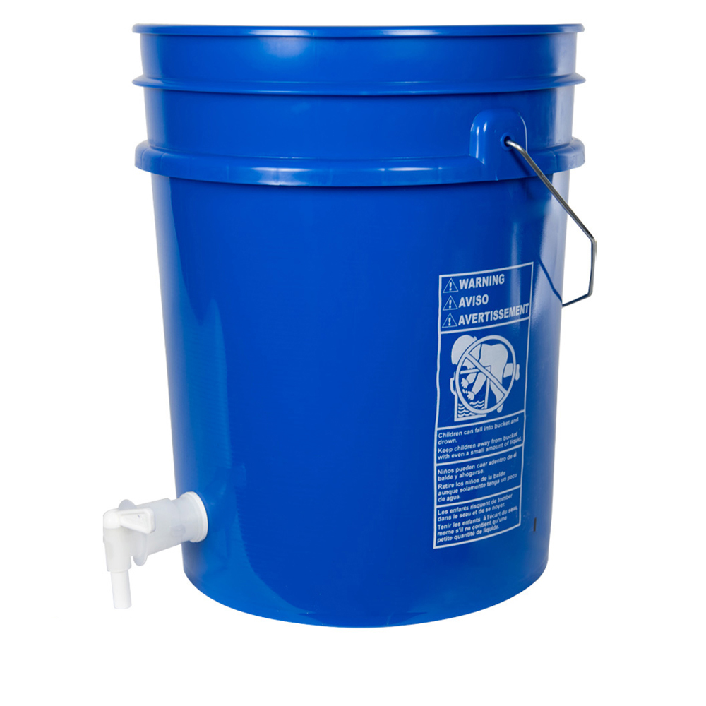 Premium Blue 5 Gallon Tamco® Modified Bucket with Spigot