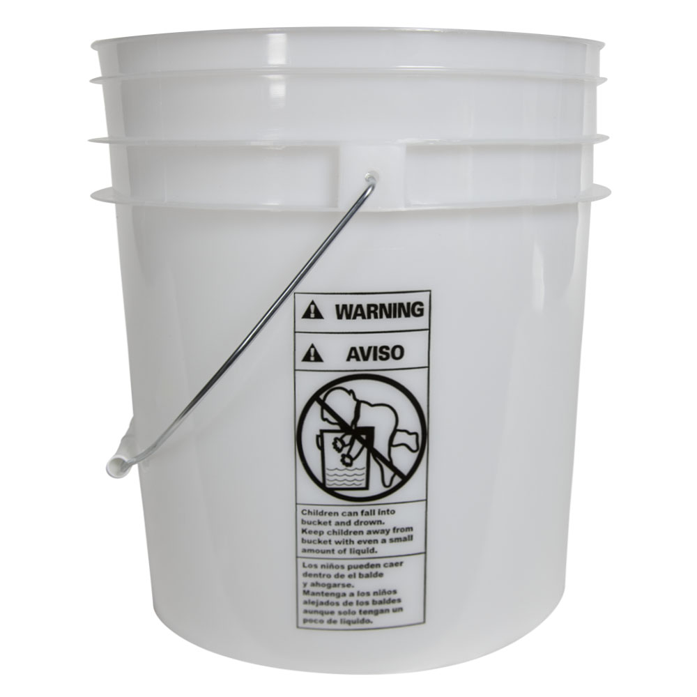 Natural 4 Gallon Bucket (Lid Sold Separately)
