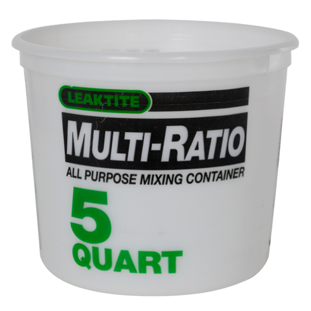 Leaktite® 5 Quart HDPE Multi-Ratio Container (Lid Sold Separately)