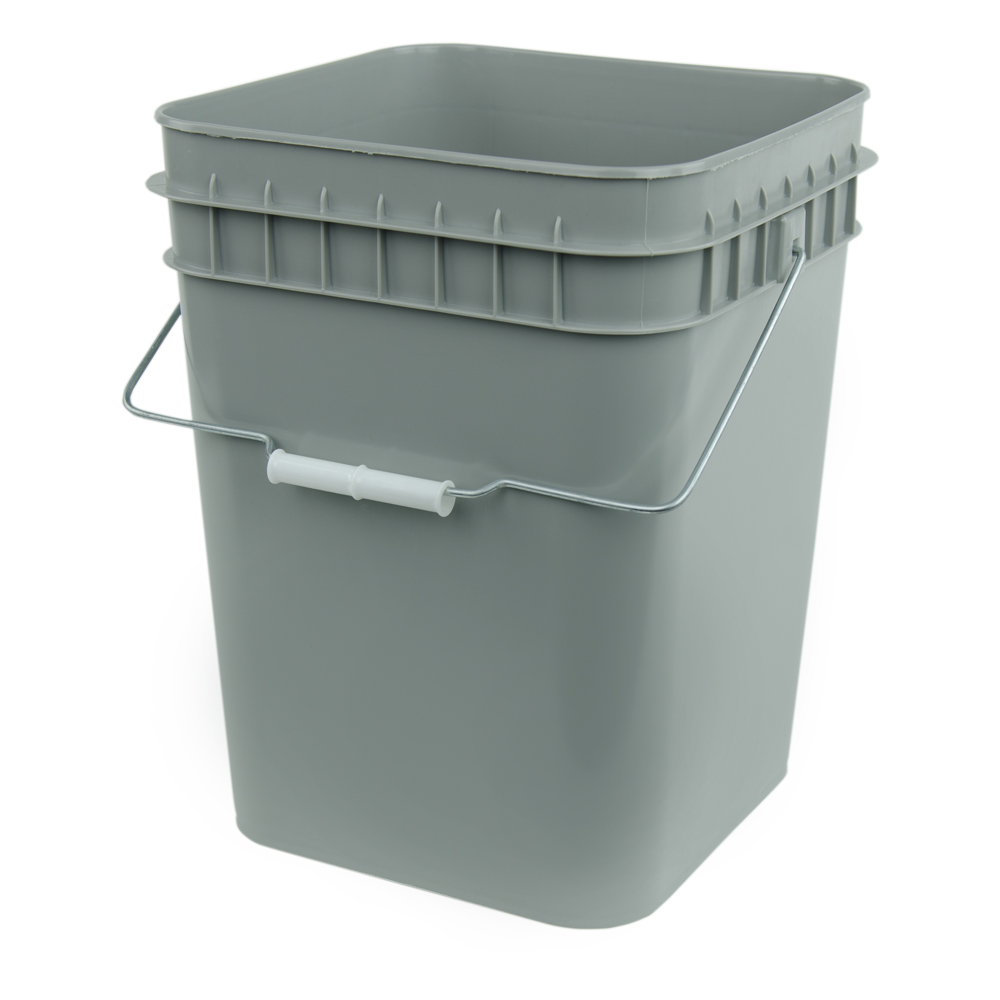 Plastic bucket square