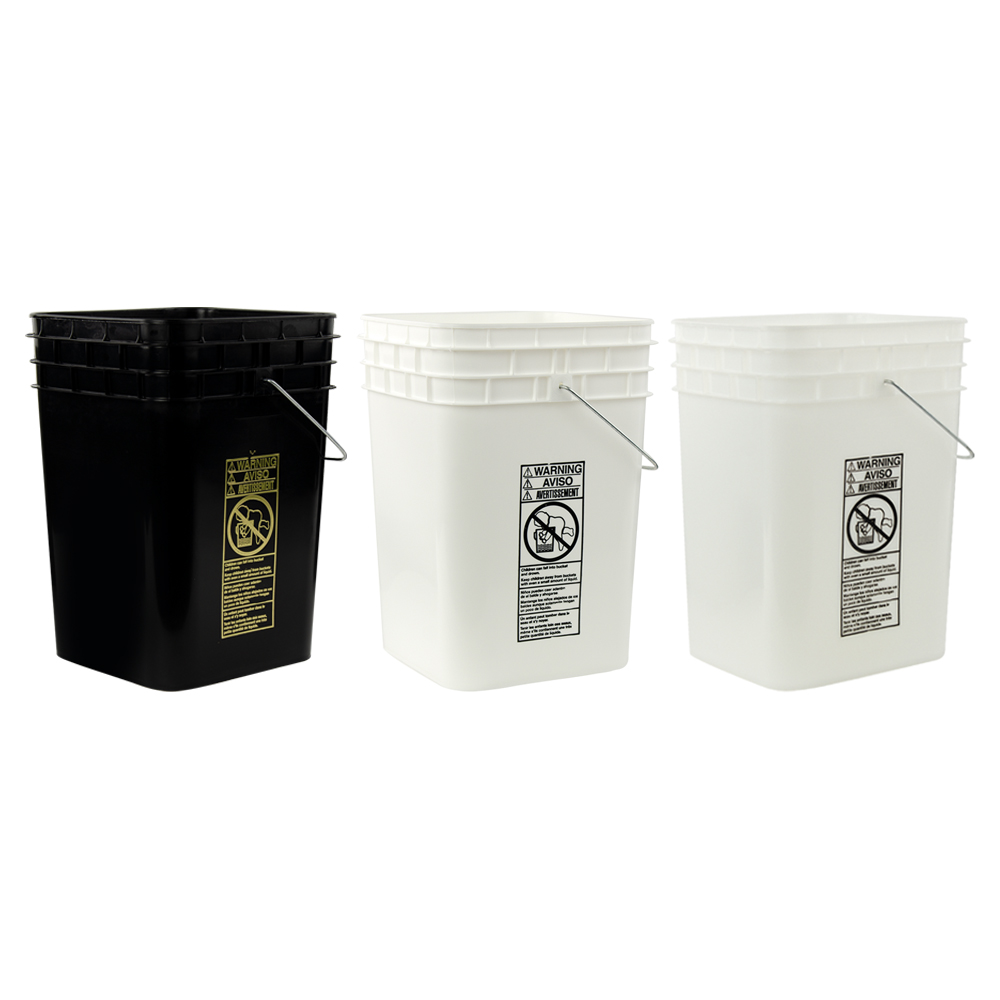 HDPE Square Buckets & Lids