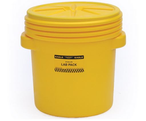 20 Gallon Lab Pack Poly Drum with Screw On Lid
