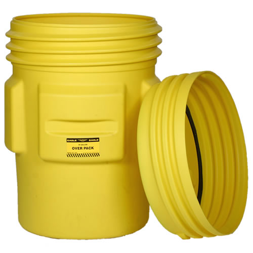 95 Gallon Overpack Poly Drum with Screw On Lid