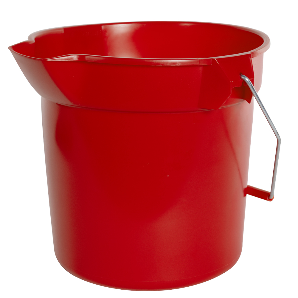 Brute® Red 10 Quart Bucket U.S. Plastic Corp.
