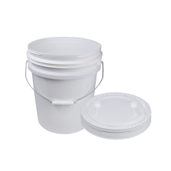 plain white 5 gallon buckets