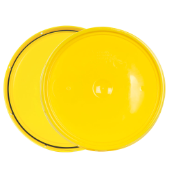 Yellow 2 Gallon Lid with Tear Tab