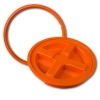 Orange Gamma Seal® Lid for 3.5 to 7 Gallon Pail