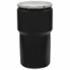 14 Gallon Black Open Head Poly Drum with Metal Lever-Lock Ring
