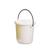 Nalgene™ Graduated Air-Tight White 8 Qt. Pail with Cover