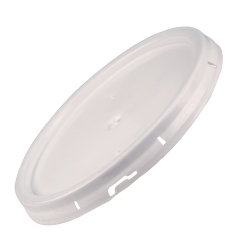 White Tear-Tab Bucket Lid for 2354 & 2355 Built-in Bottom Handle Buckets