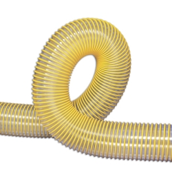 4''ID UFD URETHANE HOSE/DUCTING CLEAR STD WEIGHT .035'' WALL Sold by The Foot 