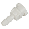 1/8" Hose Barb ABS In-Line Coupling Body - Straight Thru (Insert Sold Separately)
