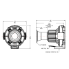 1-1/2" Sanitary AseptiQuik® X Large High Temperature Coupling Insert (Body Sold Separately)
