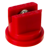 ISO Size 04 Red 80° Multi Range Flat Spray Nozzle with SS Insert